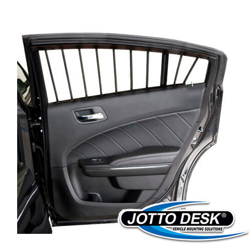 2011+ Dodge Charger Window Armor - Vertical Bars-Jotto Desk